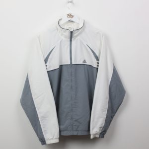 Veste adidas gris blanc taille XL