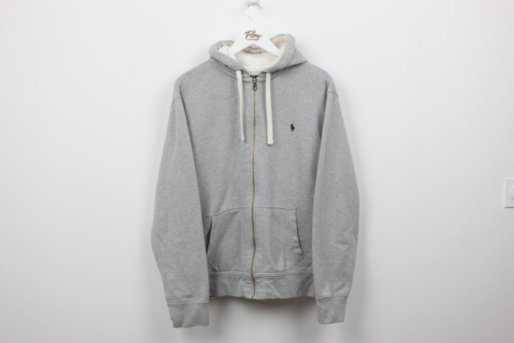 Ralph Lauren gris zippé taille L