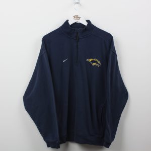 Sweat zip Nike bleu marine